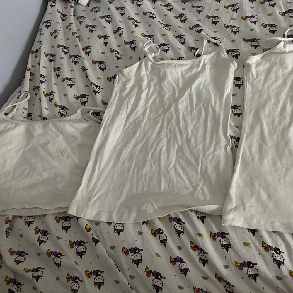forever 21 white tanks size small